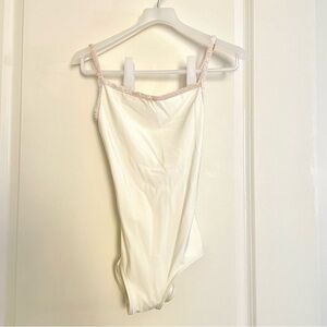 White Yumiko Daniela Leotard